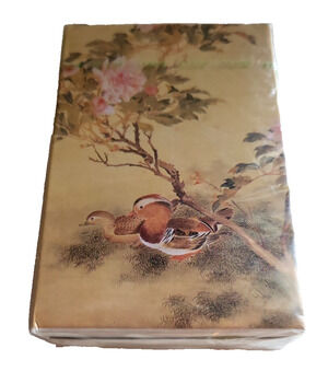 Vintage CHINA AIRLINES Royal Playing Cards Duck Cherry Blossum Floral Taiwan NOS